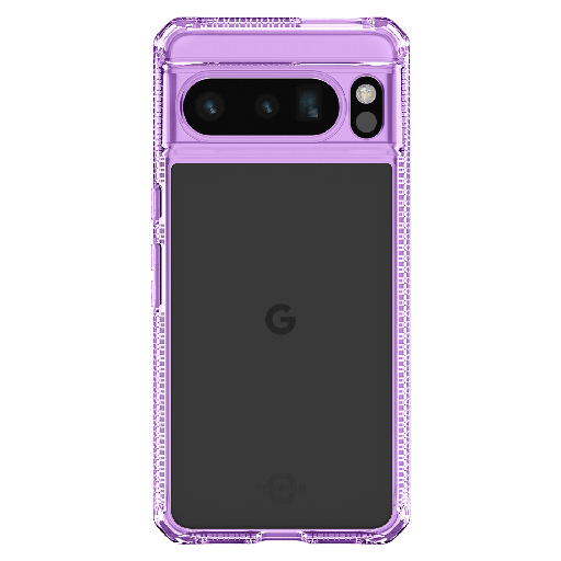 [GGGP-HBMKC-LPTR] Itskins - Hybridr Clear Case For Google Pixel 8 Pro - Light Purple And Transparent