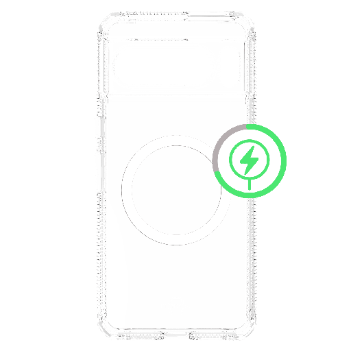 [GGGP-HMACR-TRSP] Itskins - Hybridr Clear Magsafe Case For Google Pixel 8 Pro - Transparent