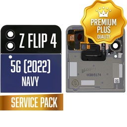 [LCD-ZFL4-OU-SP-BL] OLED Assembly (Outer) for Samsung Galaxy Z Flip 4 5G (2022) - Navy (Service Pack)