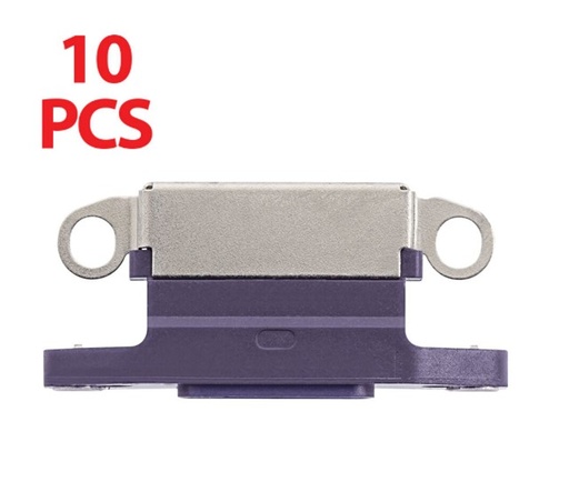 [SP-I14P-CPO-PU] Charging Port Only Compatible With iPhone 14 Pro / 14 Pro Max (DEEP PURPLE) (10 Pack)