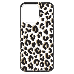 [KSIPH-237-CTLB] Kate Spade - New York Protective Hardshell Magsafe Case For Apple Iphone 14 Pro Max - City Leopard Black