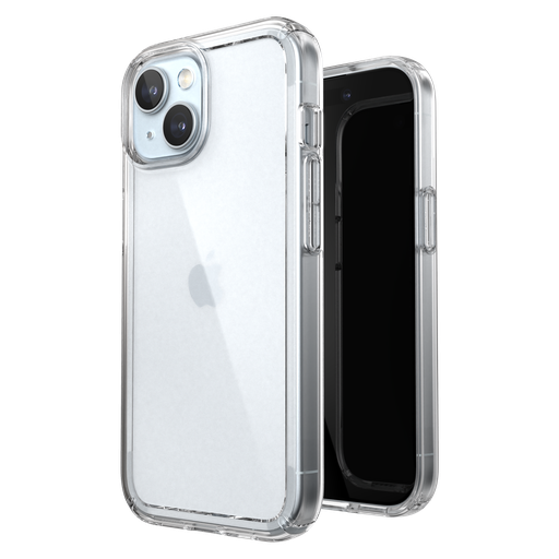 [150491-5085] Speck - Gemshell Grip Case For Apple Iphone 15    /    14    /    13   /   Iphone 16e - Clear