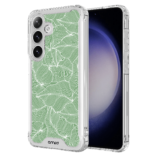 [AA-SAMS23FE-HDPRINT-PALM] Ampd - Tpu  /  Acrylic Hd Print Case For Samsung Galaxy S23 Fe - Palm