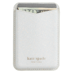 [KS053070] Kate Spade - Magnetic Wallet - White Glitter