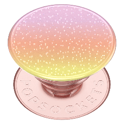 [808939] Popsockets - Popgrip Premium - Glitter Aura Sunrise