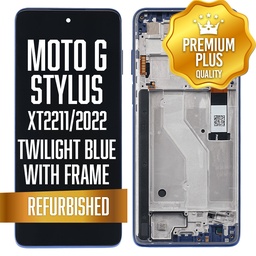 [LCD-XT2211-WF-BL] LCD with frame for Motorola Moto G Stylus 4G (XT2211 / 2022) Twilight Blue (Premium/ Refurbished)