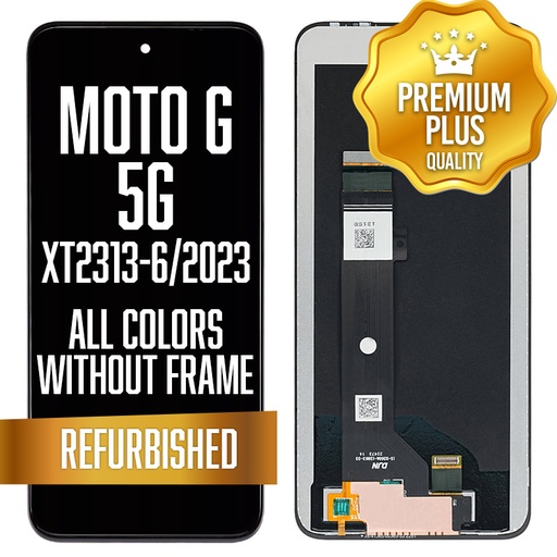 [LCD-XT23136-BK] LCD w/out frame for Motorola Moto G 5G (XT2313-6 / 2023) - All Colors (Premium/ Refurbished)