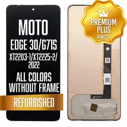 [LCD-XT2203-1-BK] OLED w/out frame for Motorola Edge 30 (XT2203-1 / 2022) / Moto G71S (XT2225-2 / 2022) - All Colors (Premium/ Refurbished)