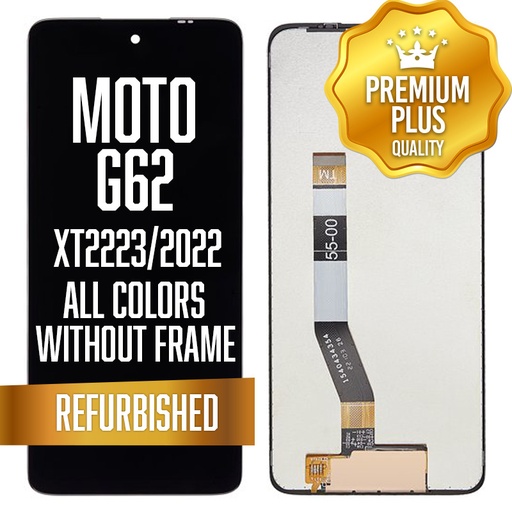 [LCD-XT2223-BK] LCD w/out frame for Motorola Moto  G62 5G (XT2223 / 2022) - All Colors (Premium/ Refurbished)