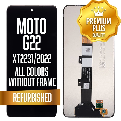 [LCD-XT2231-BK] LCD w/out frame for Motorola Moto G22 (XT2231 / 2022) - All Colors (Premium/ Refurbished)