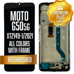 [LCD-XT2149-1-WF-BK] LCD with frame for Motorola Moto G50 5G (XT2149-1 / 2021) - All Colors (Premium/ Refurbished)