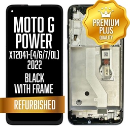 [LCD-XT2041-4-WF-BK] LCD with frame for Motorola Moto G Power (XT2041-4 / XT2041-6 / XT2041-7 / XT2041-DL) (2020) - Black (Premium/ Refurbished)