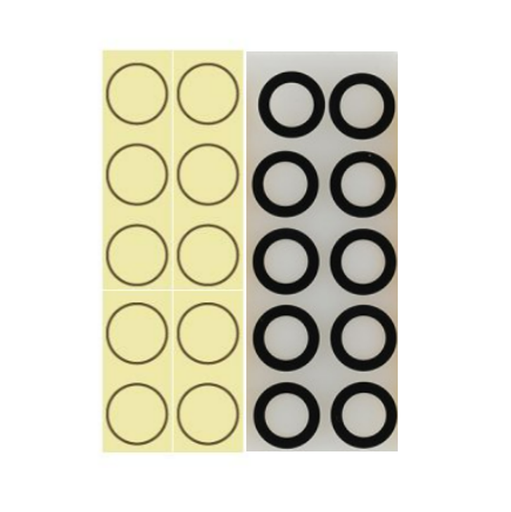 [SP-I12PM-BCLWADT-MH-10P] Medium Hole Camera Lens with Adhesive Tape for iPhone 12 Pro Max (10 Pcs) (Premium)