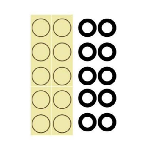 [SP-I15P-BCL-SH] Small Hole Camera Lens with Adhesive Tape for iPhone 15 Pro (10 Pcs)