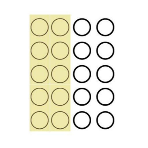 [SP-I15P-BCL-BH] Big Hole Camera Lens with Adhesive Tape for iPhone 15 Pro (10 Pcs)