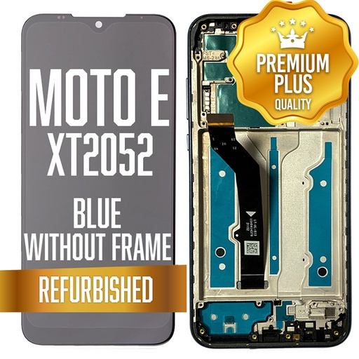 [LCD-XT2052-WF-BL] LCD with frame for Motorola Moto E (XT2052) - Blue (Premium/ Refurbished)