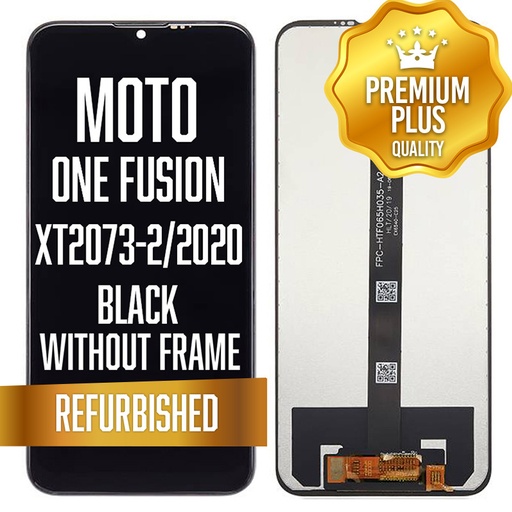 [LCD-XT2073-2-BK] LCD w/out frame for Motorola One Fusion (XT2073-2 / 2020) - Black (Premium/ Refurbished)