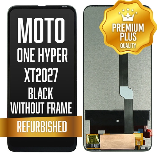 [LCD-XT2027-BK] LCD w/out frame for Motorola One Hyper (XT2027) - Black (Premium/ Refurbished)