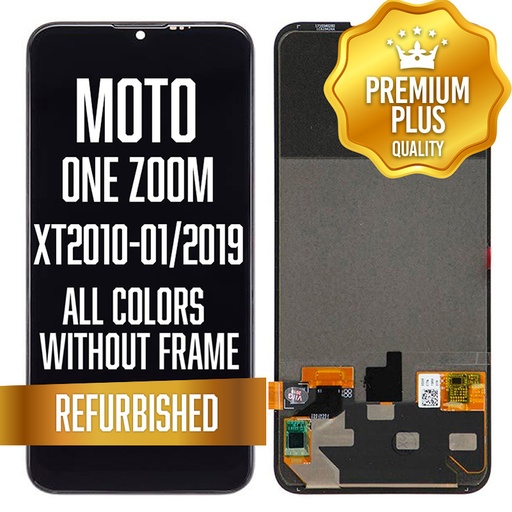 [LCD-XT2010-1-BK] LCD w/out frame for Motorola One Zoom (XT2010-01 / 2019) - All Colors (Premium/ Refurbished)