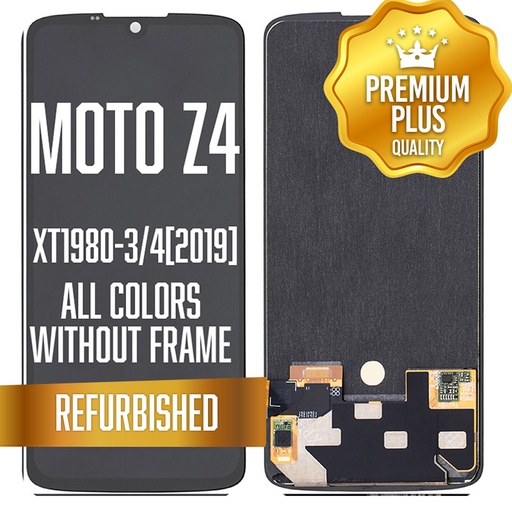 [LCD-XT1980-3-BK] LCD w/out frame for Motorola Moto Z4 (XT1980-3 / XT1980-4 / 2019) - All Colors (Premium/ Refurbished)