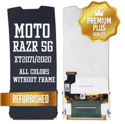 [LCD-XT2071-BK] LCD w/out frame for Motorola Razr 5G (XT2071 / 2020) - All Colors (Premium/ Refurbished)