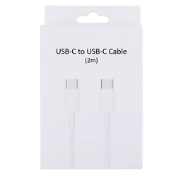 [AC-USB-TC2TC-2M] Type-C to Type-C Cable (6ft - 2m) - White Box