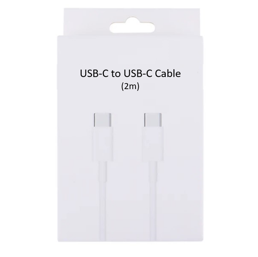 [ACE-USB-TC2TC-2M-WB] Type-C to Type-C Cable (6 ft - 2 M) - White Box