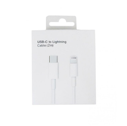 [AC-USB-TC2IOS-2M] Type-C to Lightning Cable (6ft - 2m) - 18W Support - White Box