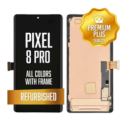 [LCD-GP8P-WF-FP-BK] LCD Assembly for Google Pixel 8 Pro with frame - without fingerprint sensor - All Colors (Premium/ Refurbished)
