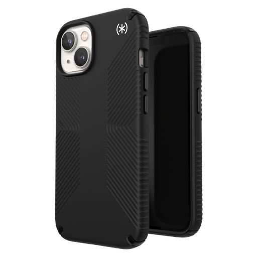 [150059-D143] Speck - Presidio Grip 2 Magsafe Case For Apple Iphone 14    /    13   /   Iphone 16e - Black