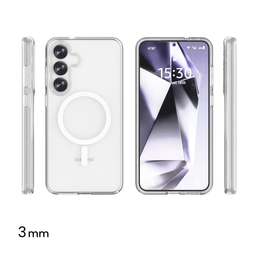 [CS-S24-MTSC-CLR] Transparent Color Case with Wireless Charging for Galaxy S24 - Clear