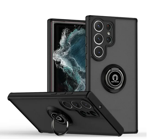[CS-S24P-MTR-BK] Matte Ring Case for Galaxy S24 Plus - Black
