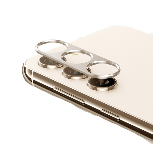 [TG-S24-BCGM-GO] Back Camera Metal Tempered Glass for Samsung Galaxy S24 (Gold)