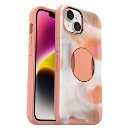 [77-89878] Otterbox - Ottergrip Symmetry Graphics Case For Apple Iphone 14  /  13 - Peaches