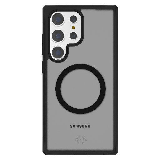 [SGGB-HMFRT-BLCK] Itskins - Hybridr Frost Magsafe Case For Samsung Galaxy S24 Ultra - Black