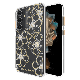 [CM053434] Case-mate - Floral Gems Case For Samsung Galaxy S24 Plus - Gold