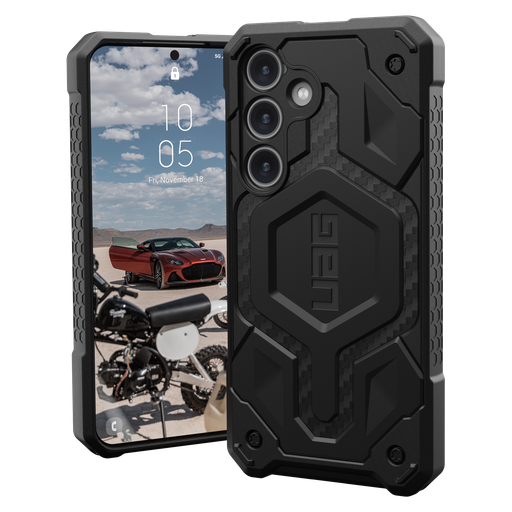 [214412114242] Urban Armor Gear Uag - Monarch Pro Case For Samsung Galaxy S24 - Carbon Fiber