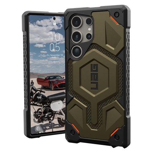 [21441611397B] Urban Armor Gear Uag - Monarch Pro Case For Samsung Galaxy S24 Ultra - Kevlar Element Green