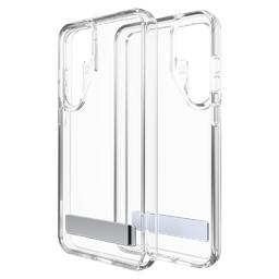 [702313570] Zagg - Crystal Palace Case With Kick Stand For Samsung Galaxy S24 Plus - Clear
