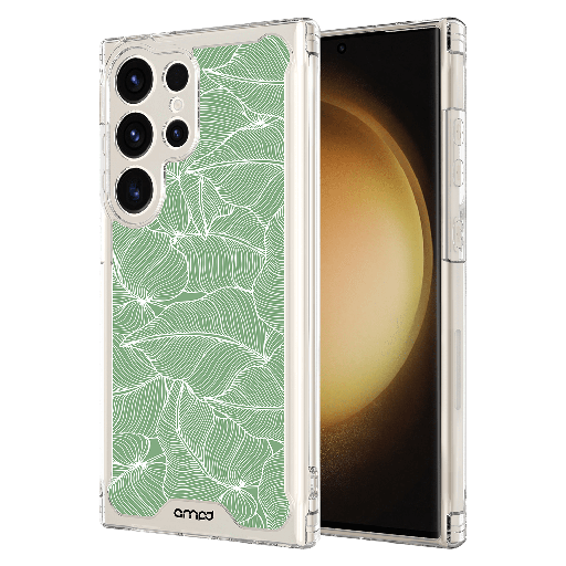 [AA-S24ULTRA-HDPRINT-PALM] Ampd - Tpu  /  Acrylic Hd Print Case For Samsung Galaxy S24 Ultra - Palm