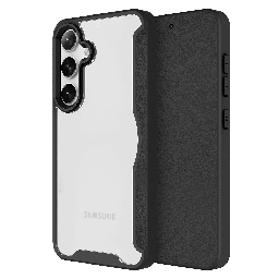 [AA-SAMS24-TPUWALLET-BLK] Ampd - Tpu  /  Acrylic Flip Wallet Magsafe Case For Samsung Galaxy S24 - Black