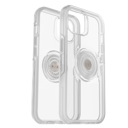 [77-89701] Otterbox  - Otter  Pop Symmetry Clear Case With Popgrip For Apple Iphone 14   /  Iphone 13 - Clear Pop