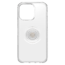 [77-88813] Otterbox  - Otter  Pop Symmetry Clear Case With Popgrip For Apple Iphone 14 Pro Max  - Clear Pop