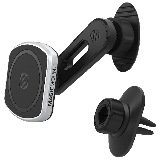 [MP2ODVM-XTSP] Scosche - Magicmount Pro 2 Vent  /  Dash Mount - Black And Silver