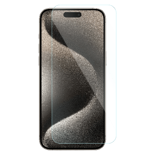 [VG-GGGLASA215AP18A] Gadget Guard -  10 Pack Bulk Glass Screen Protector Must Order In Multiples Of 10 For Apple Iphone 15 Pro Max - Clear
