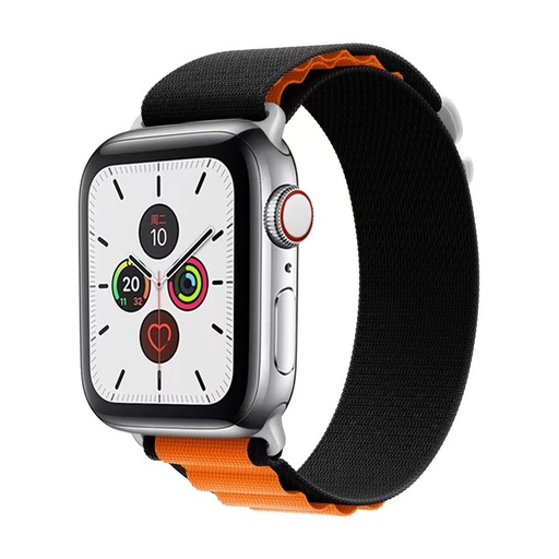 [CS-IW42-ALB-OBK] Alpine Loop Band for iWatch 42/44/45/49mm - Orange Black