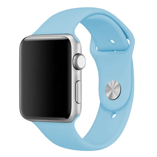 [CS-IW42-PMS-LBL] Premium Silicone Band for iWatch 42/44/45/49 mm - Light Blue