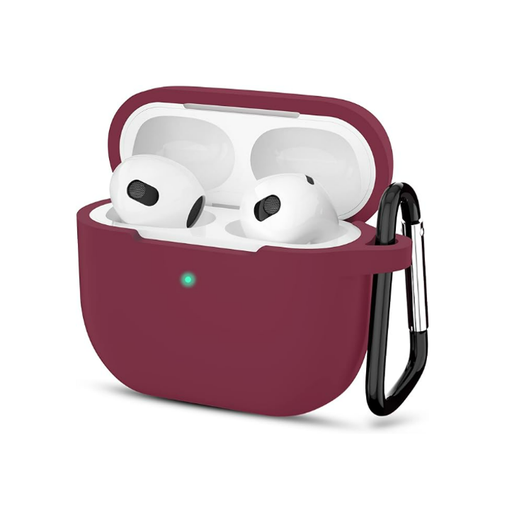 [CS-AP3-PMS-DPU] Premium Silicone Case for AirPods (3rd Gen) - Dark Purple