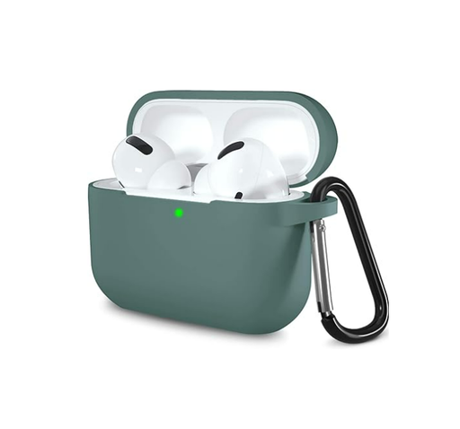 [CS-APP-PMS-DGR] Premium Silicone Case for AirPods Pro (1st Gen) - Dark Green
