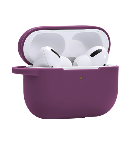 [CS-APP2-PMS-DPU] Premium Silicone Case for AirPods Pro (2nd Gen) - Dark Purple